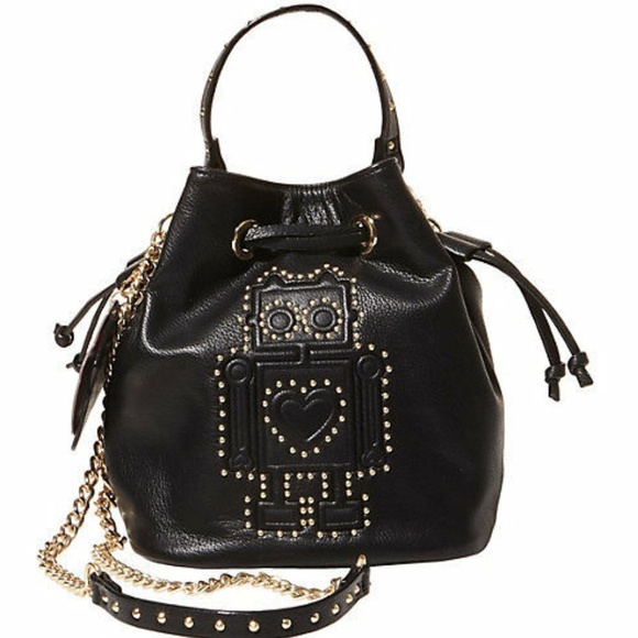 Betsey Johnson Handbags - Betsey Johnson BLACK ROBOT CROSSBODY